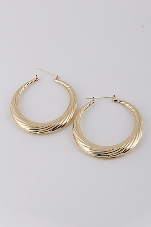 Circle Hoop Earrings 6ACD1